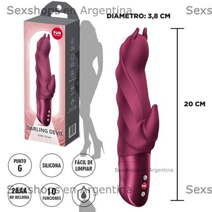 Darling Devil vibrador para estimulacion de punto G y clitoris